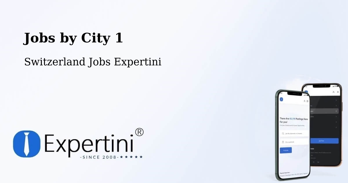 City Jobs in Switzerland - Expertini